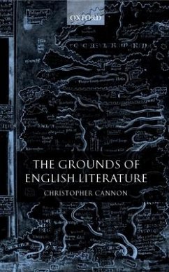 The Grounds of English Literature - Cannon, Christopher