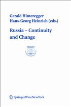 Russia - Continuity and Change - Hinteregger, Gerald / Heinrich, Hans-Georg (eds.)
