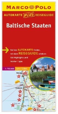 Cover Marco Polo Autokarte Baltische Staaten, m. Reiseguide