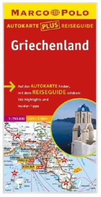 Cover Marco Polo Autokarte Griechenland, m. Reiseguide