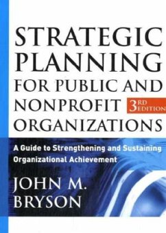 Cover Strategic Planning for Public and Nonprofit Organizations