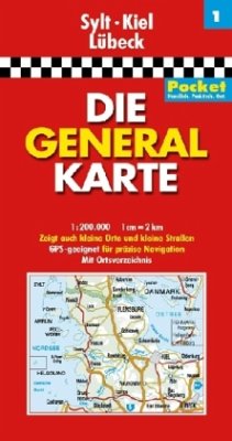 Cover Die Generalkarten Deutschland Pocket, 20 Bl.