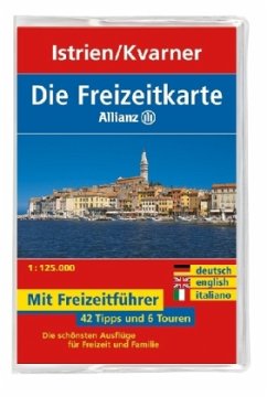 Cover Istrien, Dalmatinische Küste Nord; Istria, Northern Dalmatian Coast/Die Freizeitkarte Allianz