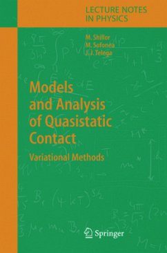 Models and Analysis of Quasistatic Contact - Shillor, Meir;Sofonea, Mircea;Telega, Józef Joachim