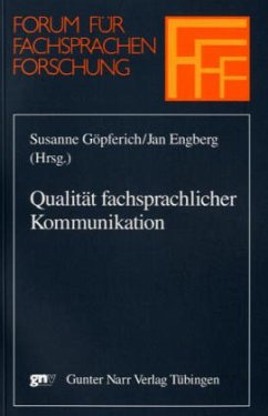 Cover Qualität fachsprachlicher Kommunikation