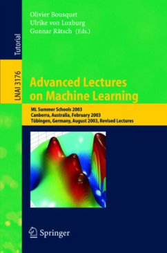 Advanced Lectures on Machine Learning - Bousquet, Olivier / Luxburg, Ulrike von / Rätsch, Gunnar (eds.)