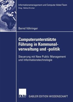 Computerunterstützte Führung in Kommunalverwaltung und -politik - Vöhringer, Bernd