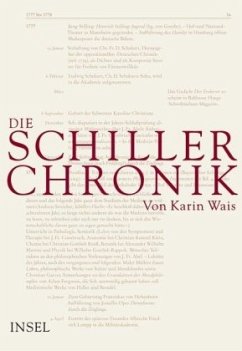 Die Schiller-Chronik - Wais, Karin