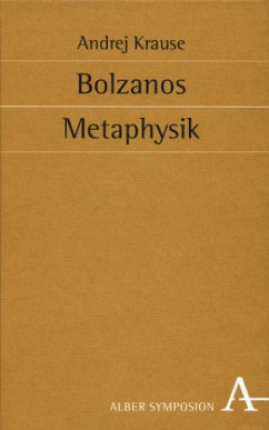 Cover Bolzanos Metaphysik