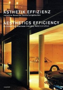 Cover Ästhetik Effizienz. Aesthetics Efficiency