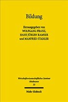 Bildung - Franz, Wolfgang / Ramser, Hans Jürgen / Stadler, Manfred (Hgg.)