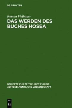 Das Werden des Buches Hosea - Vielhauer, Roman