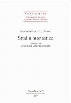 Studia monastica - Butz, Reinhardt / Oberste, Jörg (Hgg.)