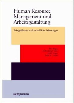 Human Resource Management und Arbeitsgestaltung - Berger, Peter (Hrsg.)