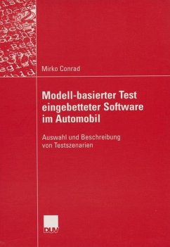 Modell-basierter Test eingebetteter Software im Automobil - Conrad, Mirko
