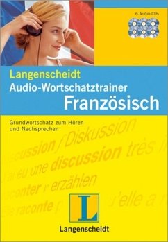 Cover Langenscheidt Audio-Wortschatztrainer Französisch - 6 Audio-CDs im Stülpdeckelkarton