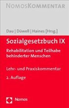 Sozialgesetzbuch IX - Dau, Dirk H. / Düwell, Franz Josef / Haines, Hartmut (Hrsg.)