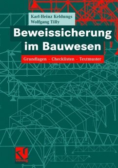 Beweissicherung im Bauwesen - Keldungs, Karl-Heinz