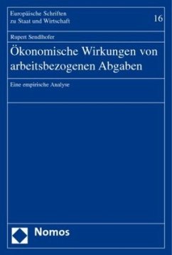 Cover Ökonomische Wirkungen von arbeitsbezogenen Abgaben