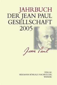 Cover Jahrbuch der Jean Paul Gesellschaft 2005