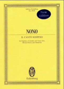 Il Canto Sospeso, Partitur - Nono, Luigi