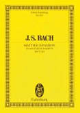 Matthäuspassion, BWV 244, Partitur