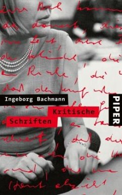 Kritische Schriften - Bachmann, Ingeborg
