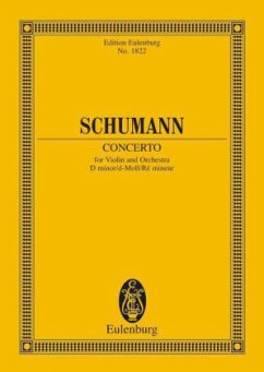 Cover Violinkonzert d-Moll, Partitur