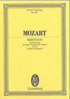 Serenade Nr. 7 D-Dur KV 250 (Haffner Serenade), Partitur - Serenade Nr. 7 D-Dur