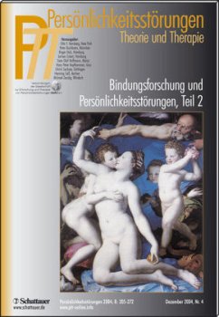 Cover Bindungsforschung und Persönlichkeitsstörung