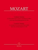 Grande Sonate für Klarinette (Violine) und Klavier, Ausgabe für A-Klarinette und Klavier, Partitur und Solostimme