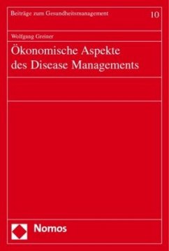 Cover Ökonomische Aspekte des Disease Managements