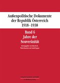 Außenpolitische Dokumente der Republik Österreich 1918-1938 (ADÖ). Band 6