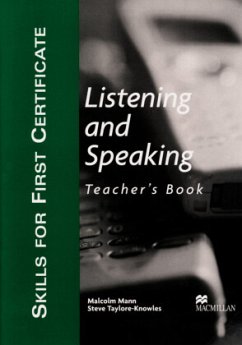 Listening and Speaking, Teacher's Book / Skills for First Certificate