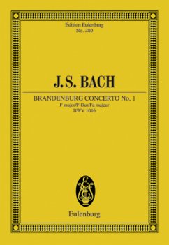 Brandenburgisches Konzert Nr.1 F-Dur BWV 1046, Partitur - Brandenburgisches Konzert Nr. 1 F-Dur