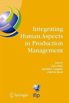 Integrating Human Aspects in Production Management - Zulch, Gert / Jagdev, Harinder S. / Stock, Patricia (eds.)