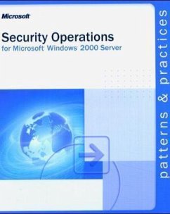 Cover Security Operations Guide for Microsoft Windows 2000 Server, w. CD-ROM