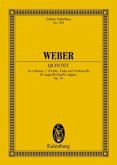 Klarinettenquintett B-Dur, op.34 JV 182 WeV P.11, Partitur
