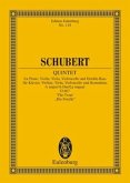 Klavierquintett A-Dur op.114 D 667(Forellen-Quintett), Klavier, Violine, Viola, Violoncello und Kontrabass, Partitur