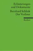 Bernhard Schlink 'Der Vorleser'