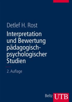 Cover Interpretation und Bewertung pädagogisch-psychologischer Studien