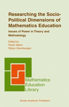 Researching the Socio-Political Dimensions of Mathematics Education - Valero, Paola / Zevenbergen, Robyn (eds.)
