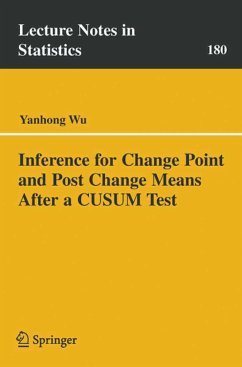 Inference for Change Point and Post Change Means After a Cusum Test - Wu Yanhong
