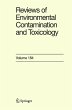 Reviews of Environmental Contamination... - Bild 1