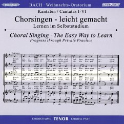 Weihnachts-Oratorium I-Vi - Chorstimme Tenor (2cd)