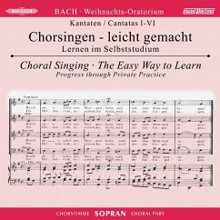 Weihnachts-Oratorium I-Vi - Chorstimme Sopran (2 Cd)