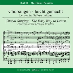 Matthäus-Passion - Chorstimme Bass (2 Cd)