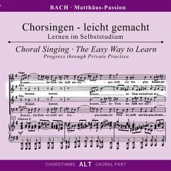 Matthäus-Passion - Chorstimme Alt (2 Cd)
