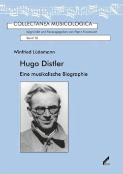 Cover Hugo Distler. Eine musikalische Biographie