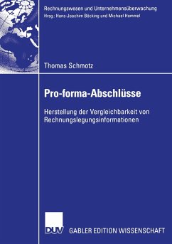 Pro-forma-Abschlüsse - Schmotz, Thomas